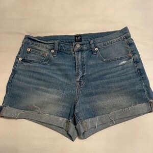 Gap denim shorts high rise 3”